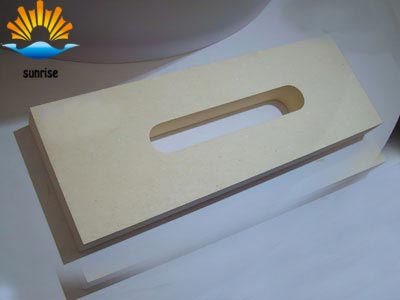 Corundum brick role and use